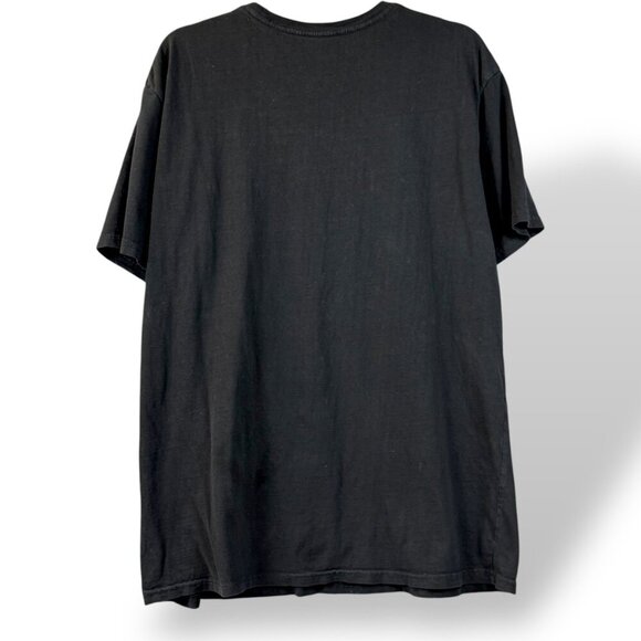 WeLoveFine Marvel Deadpool Shirt Sz XL Black Graphic Comic Distressed Cotton Tee - Picture 4 of 8